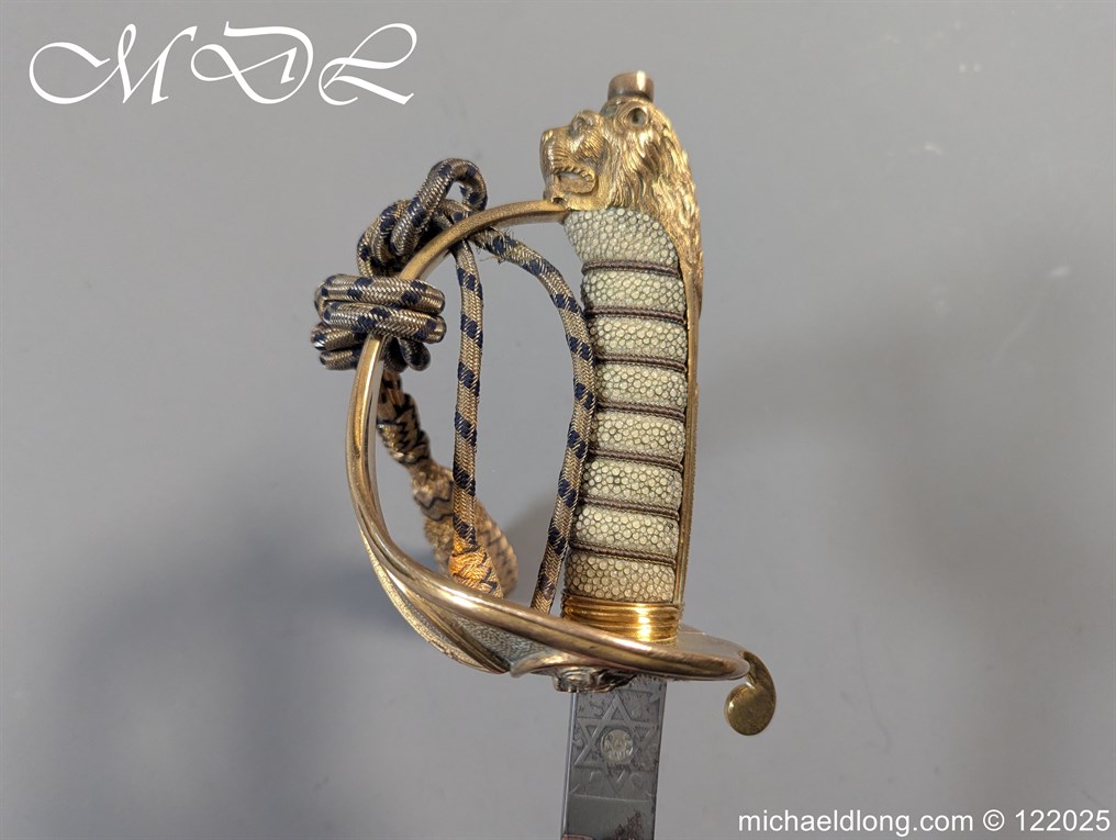 British Royal Naval WW1 Submariner Officers Sword - Image 14