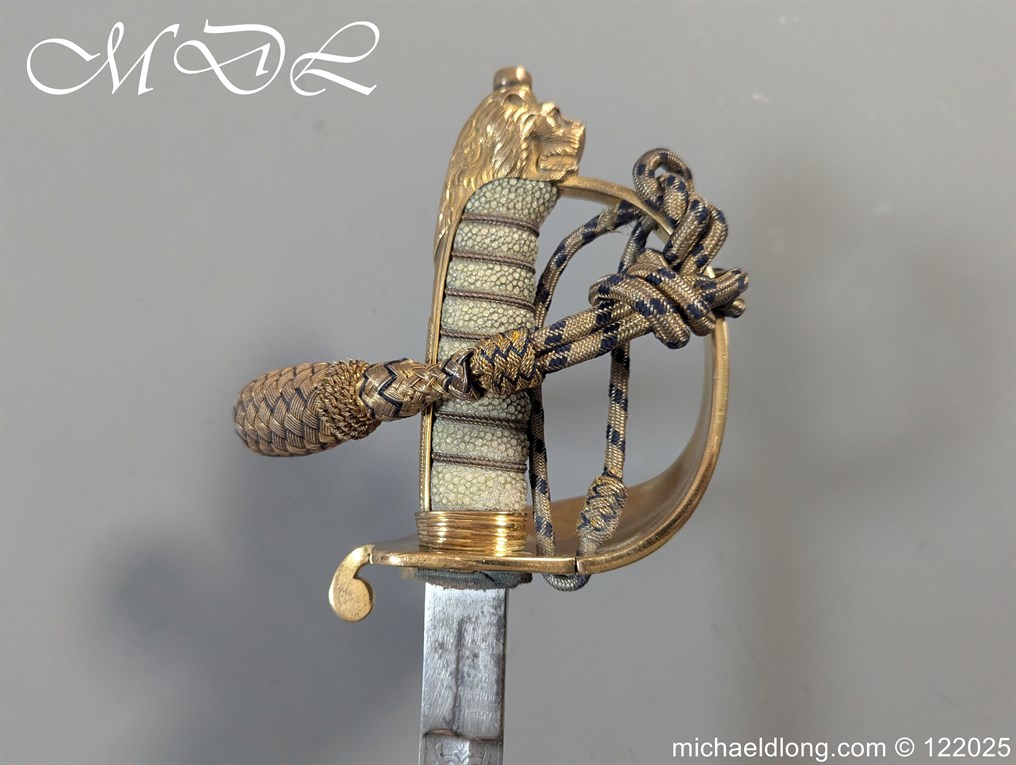 British Royal Naval WW1 Submariner Officers Sword - Image 12