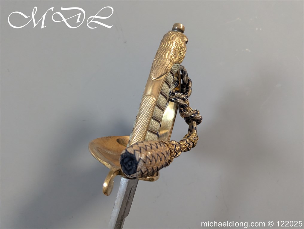 British Royal Naval WW1 Submariner Officers Sword - Image 11