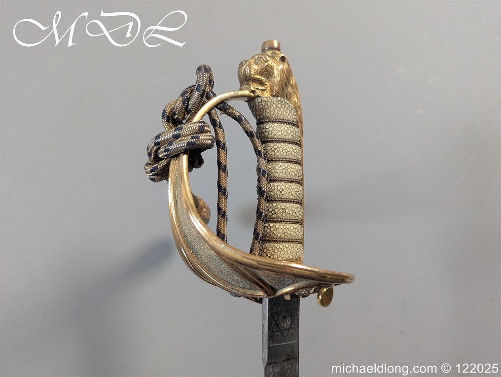 British Royal Naval WW1 Submariner Officers Sword - Image 4