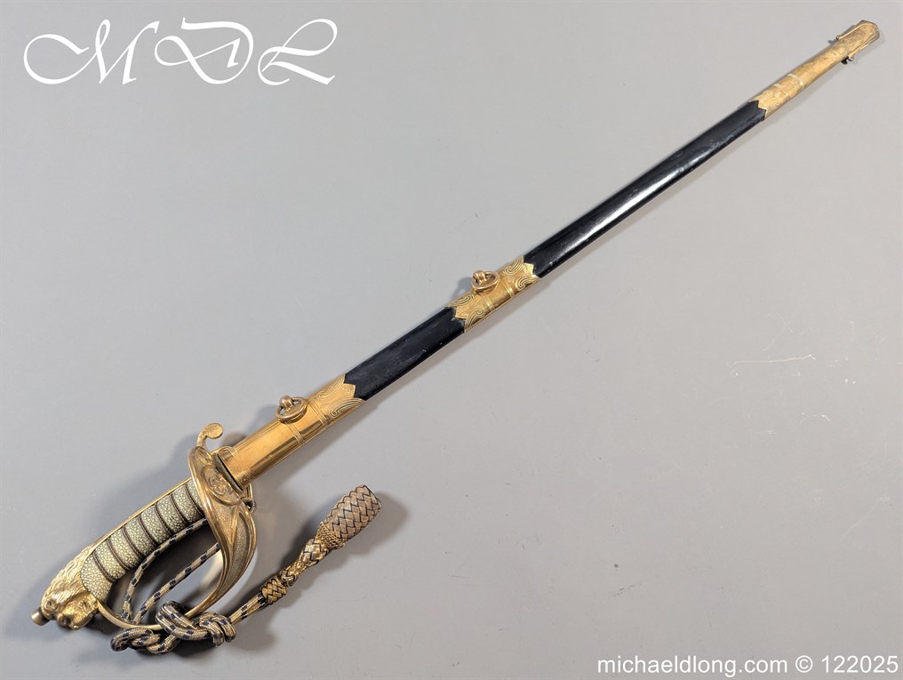 British Royal Naval WW1 Submariner Officers Sword