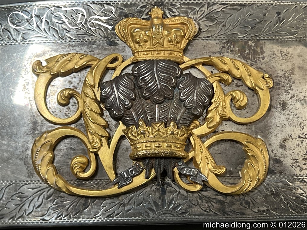 Victorian 3rd Dragoon Guards Officers Full Dress Silver Pouch and Cross Belt - Image 17