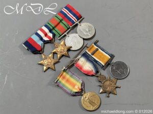 RNAS ACD WW1 Medal Group and RAF WW2 Medal Group