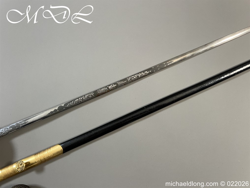 British Victorian Officers Court Sword by - Image 23