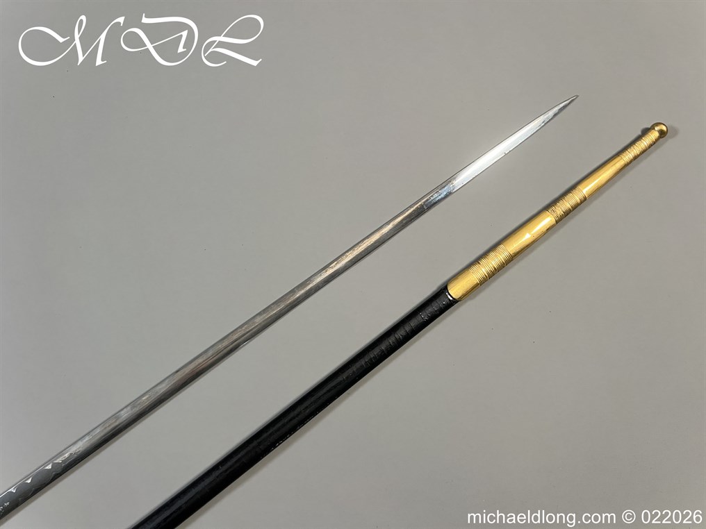 British Victorian Officers Court Sword by - Image 22
