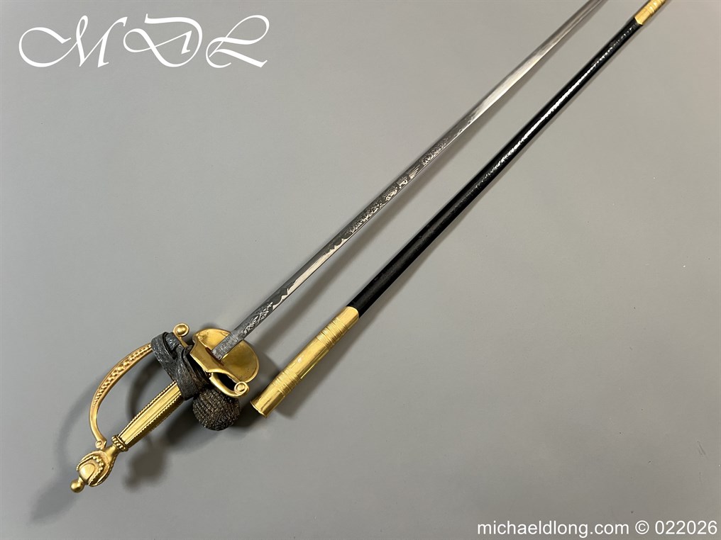 British Victorian Officers Court Sword by - Image 19