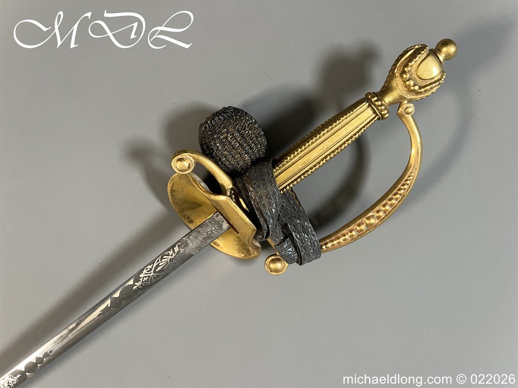 British Victorian Officers Court Sword by - Image 18