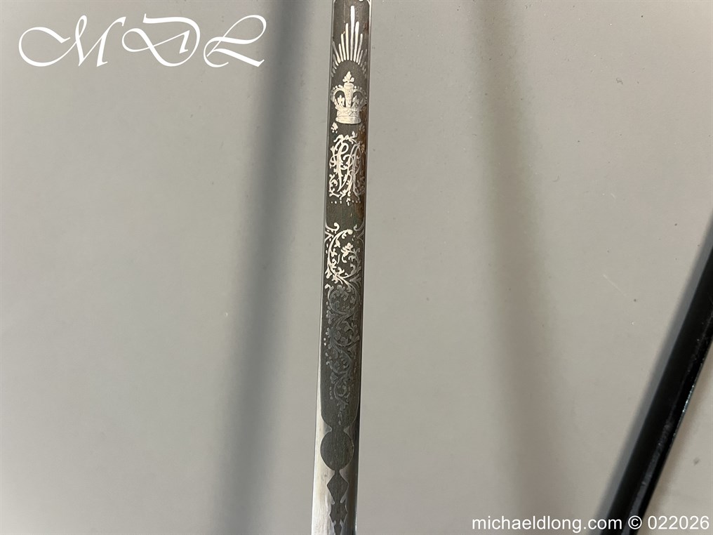 British Victorian Officers Court Sword by - Image 14
