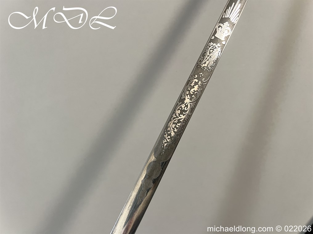 British Victorian Officers Court Sword by - Image 10