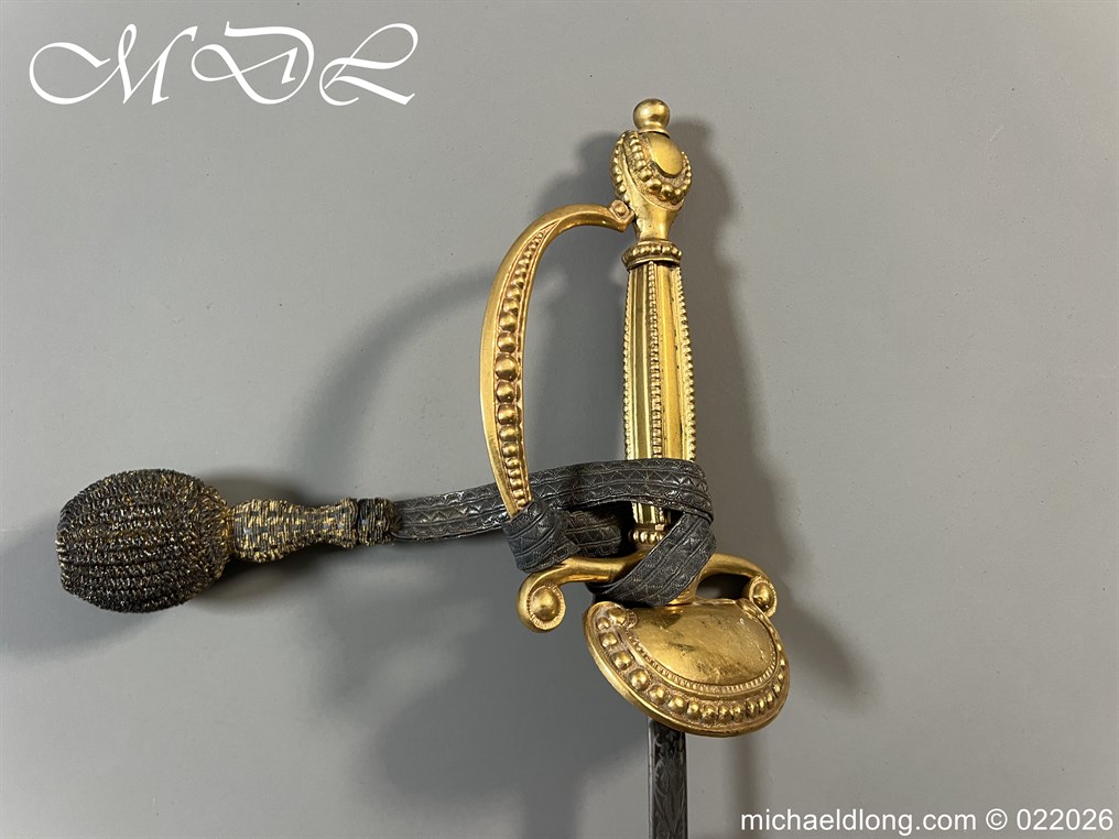 British Victorian Officers Court Sword by - Image 6