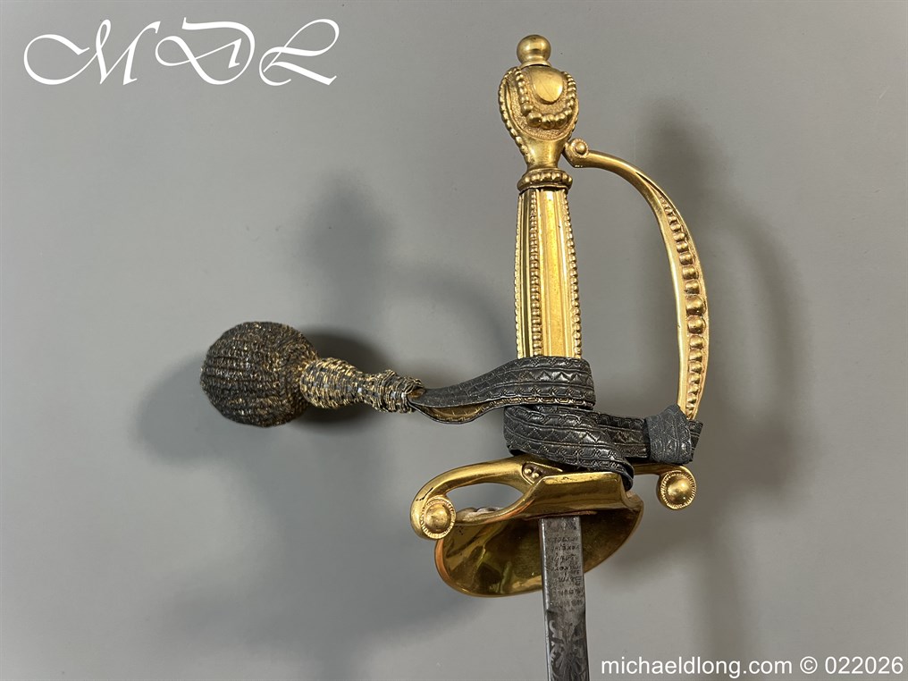 British Victorian Officers Court Sword by - Image 5
