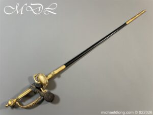 British Victorian Officers Court Sword by Mole