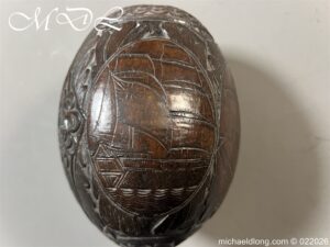 Naval 19th Century Bug Bear or Powder Flask