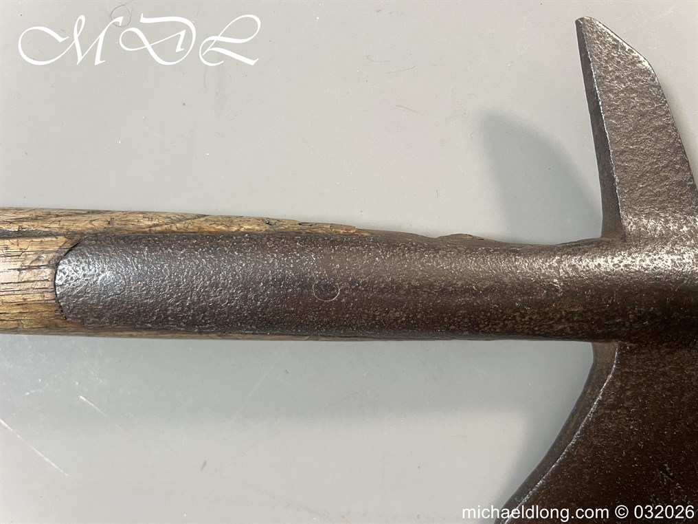 British 19th Century Naval Boarding Axe - Image 5