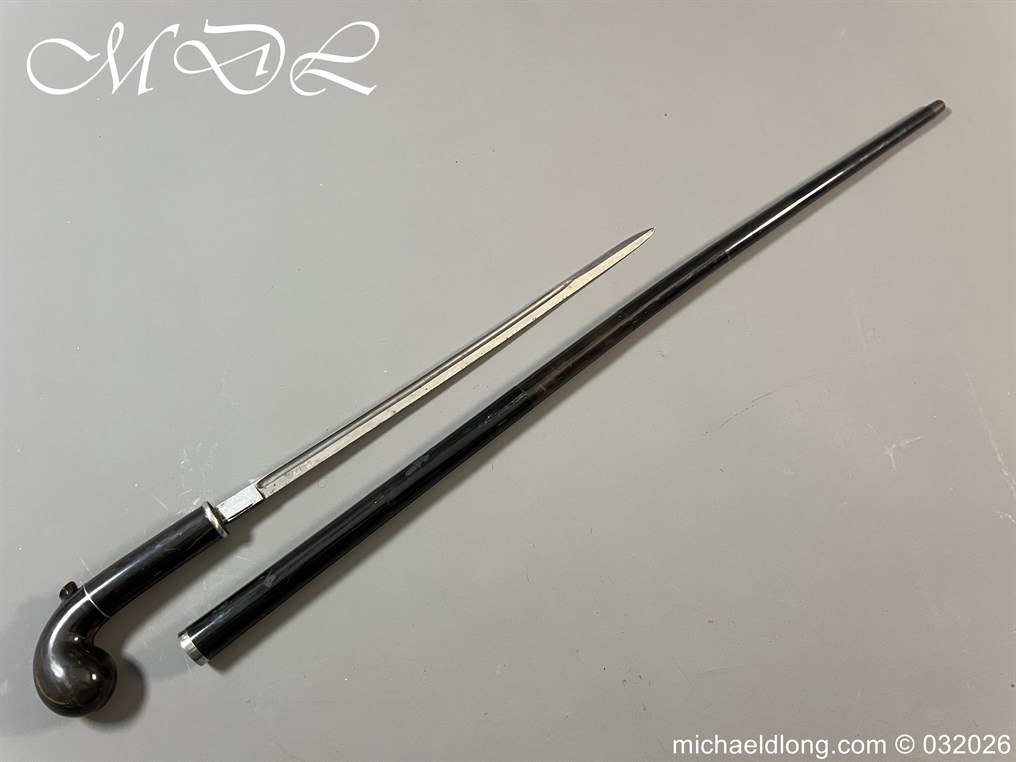 Antique Gentlemans Sword Walking Stick c 1900