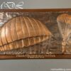Presentation Copper Relief Art to Leslie L. Irvin Parachutist