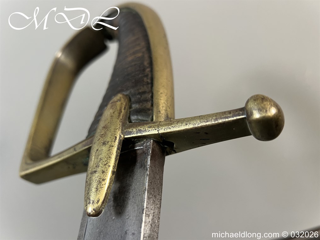 French Hussar sabre - model ANIV - 1795/6 - Image 8