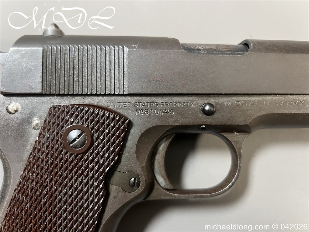 U S Army 1911 .45 ACP Deactivated Pistol - Image 15