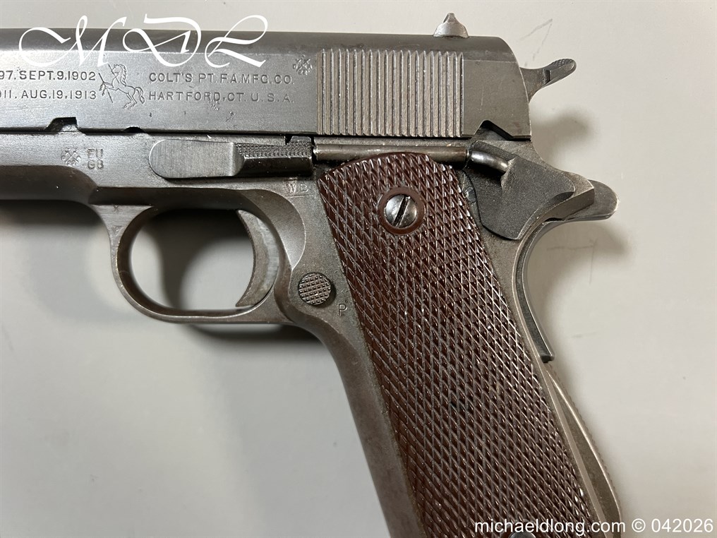 U S Army 1911 .45 ACP Deactivated Pistol - Image 10