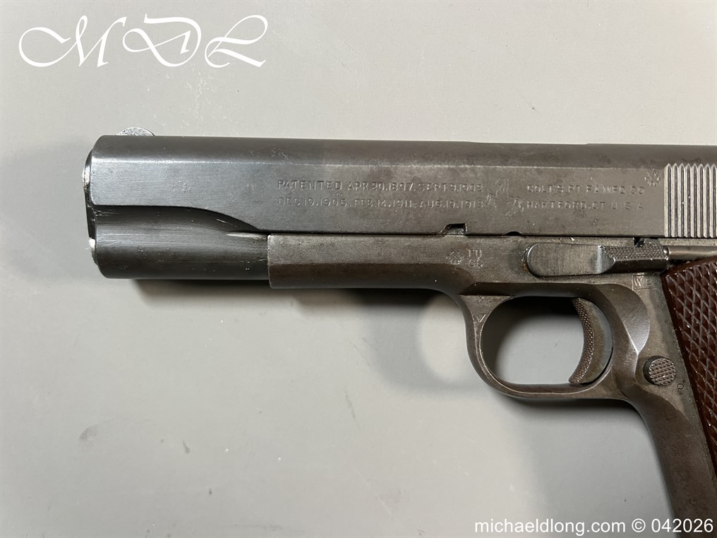 U S Army 1911 .45 ACP Deactivated Pistol - Image 9