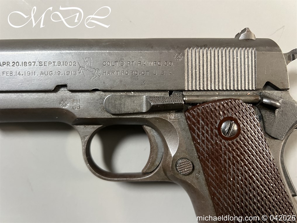 U S Army 1911 .45 ACP Deactivated Pistol - Image 8