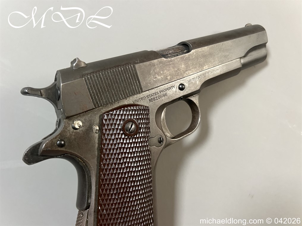 U S Army 1911 .45 ACP Deactivated Pistol