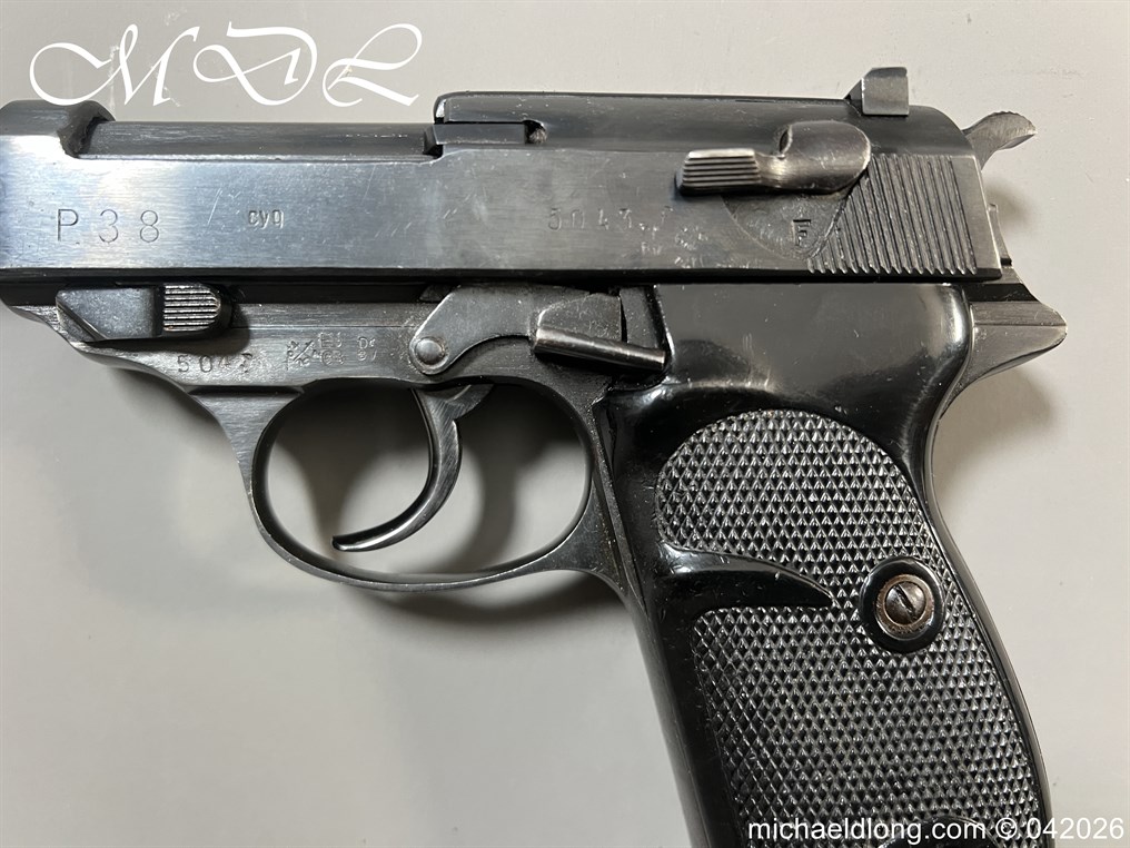 Deactivated WW2 German P38 CYQ 1943 - Image 11