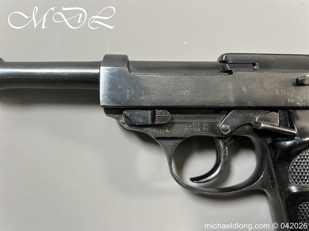 Deactivated WW2 German P38 CYQ 1943 - Image 10