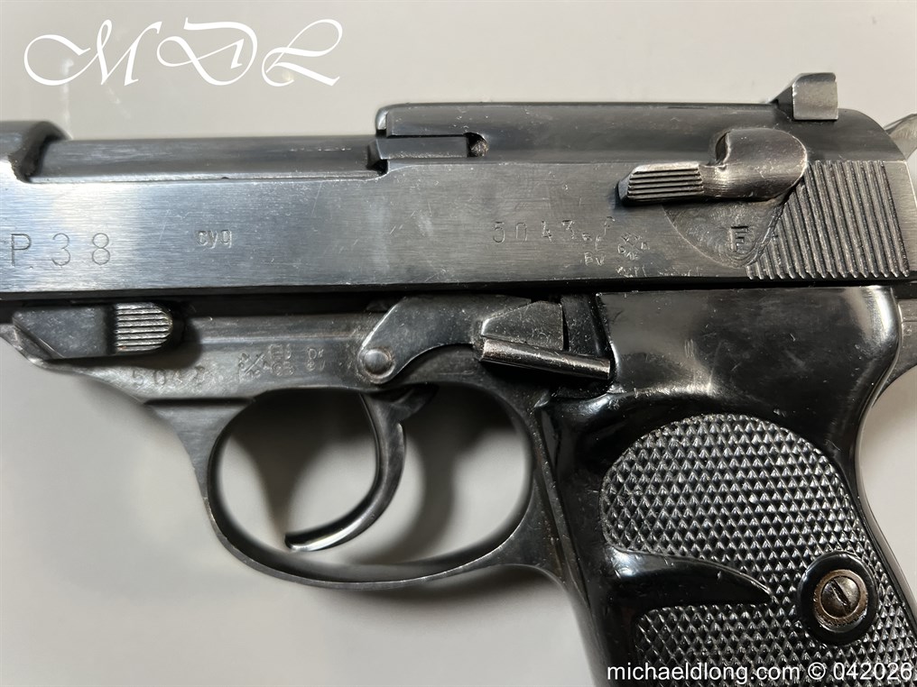 Deactivated WW2 German P38 CYQ 1943 - Image 9