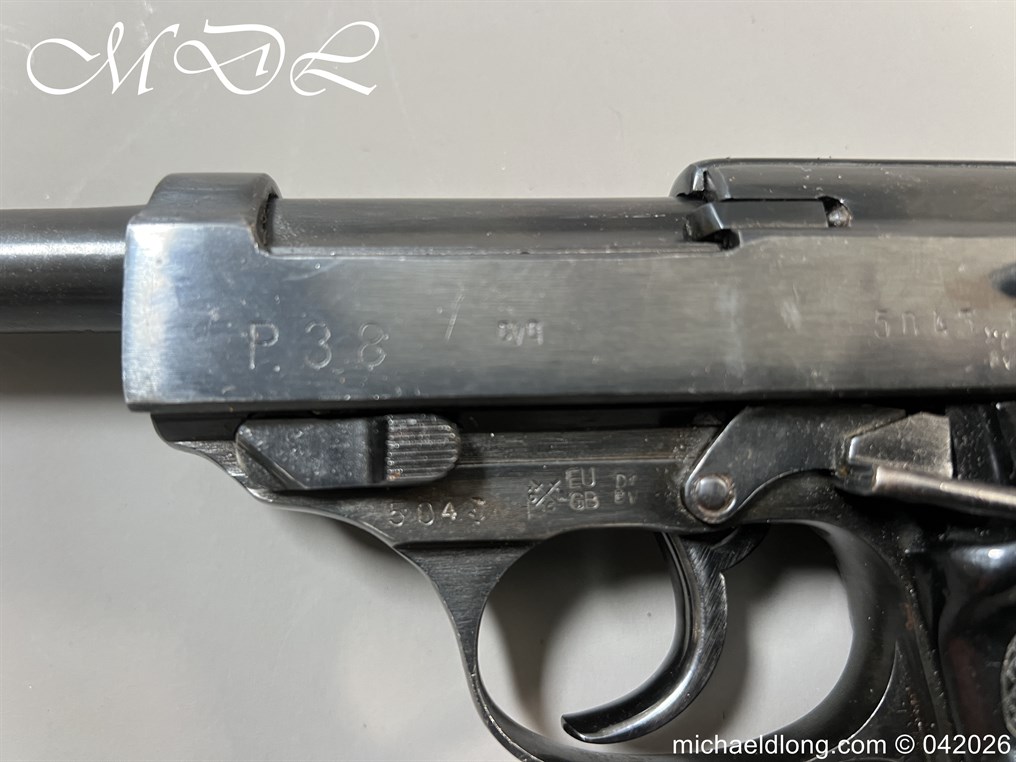 Deactivated WW2 German P38 CYQ 1943 - Image 6
