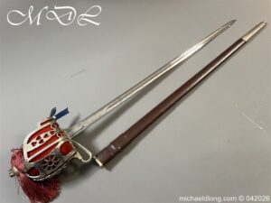 Gordon Highlanders Edward VIII Scottish Basket-Hilted Broadsword