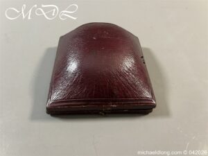 Victorian case 74th highlanders Silver Plaid Brooch Hallmarked 1866