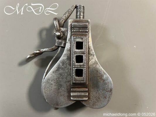 Wheel-Lock All Steel Combined Priming Flask and Key c 1620
