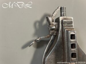 Alternative view of Wheel-Lock All Steel Combined Priming Flask and Key c 1620