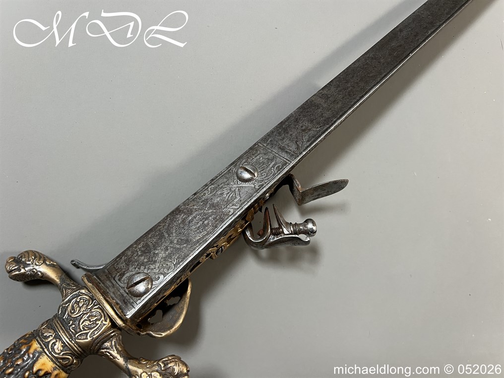 Victorian Flintlock Hunting Sword - Image 21