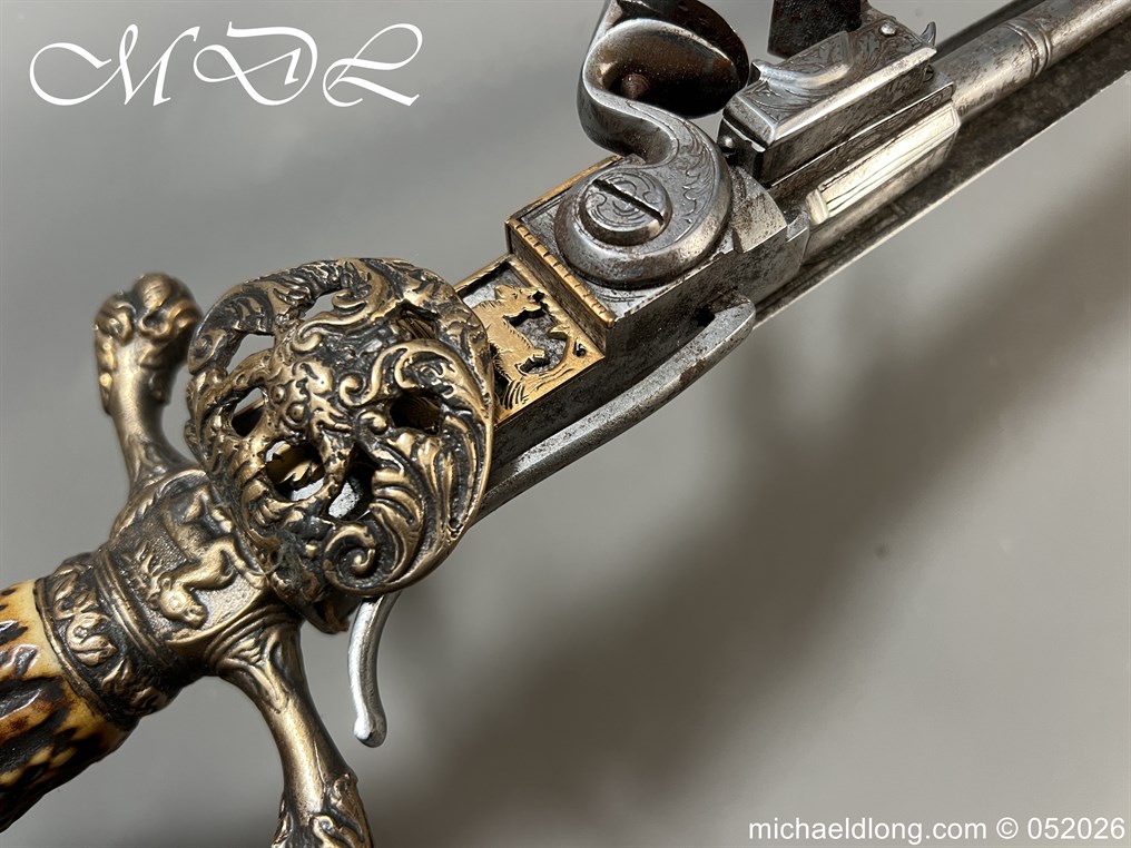 Victorian Flintlock Hunting Sword - Image 10