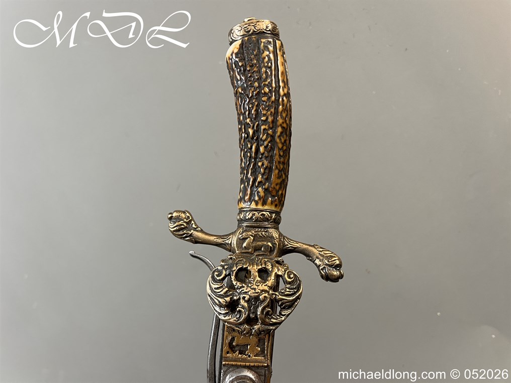 Victorian Flintlock Hunting Sword - Image 9
