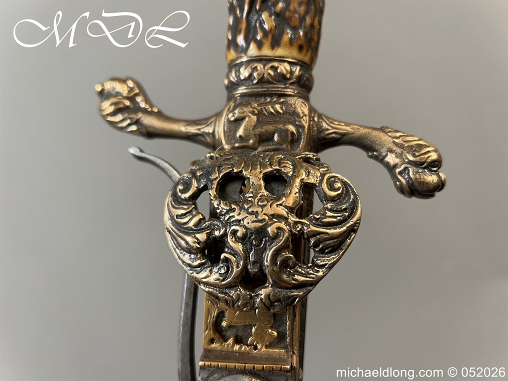 Victorian Flintlock Hunting Sword - Image 8
