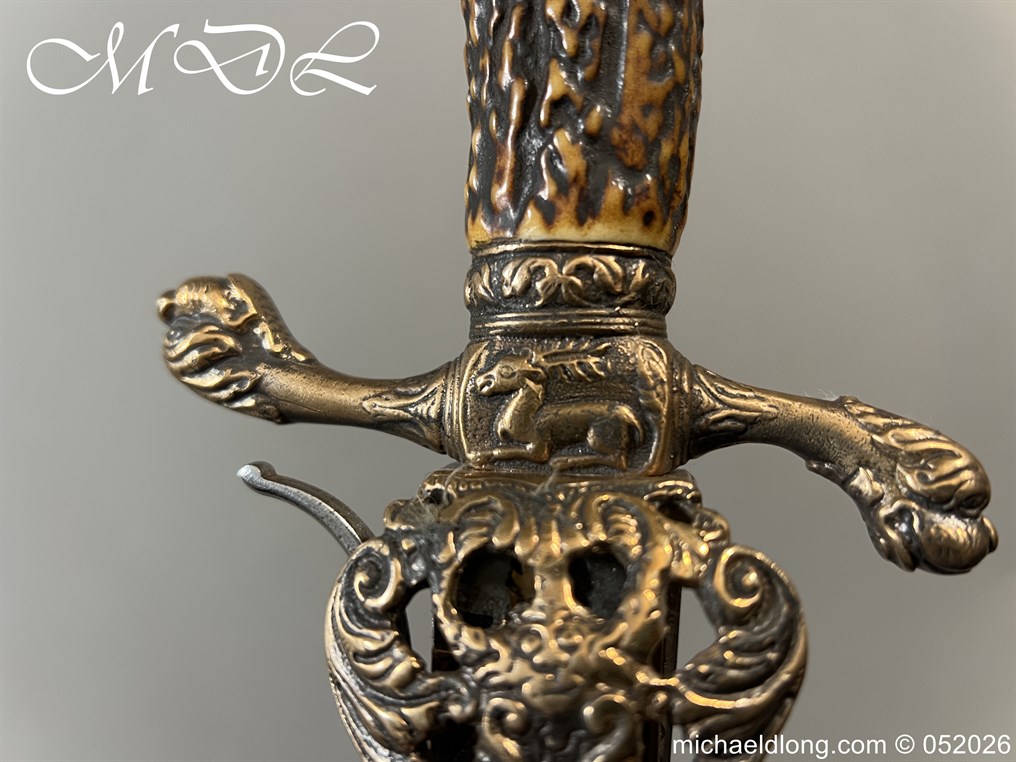 Victorian Flintlock Hunting Sword - Image 7