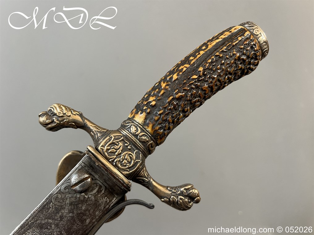 Victorian Flintlock Hunting Sword - Image 4