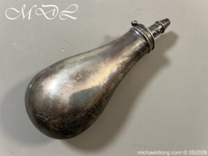 Solid Silver Power Flask Hallmark 1821