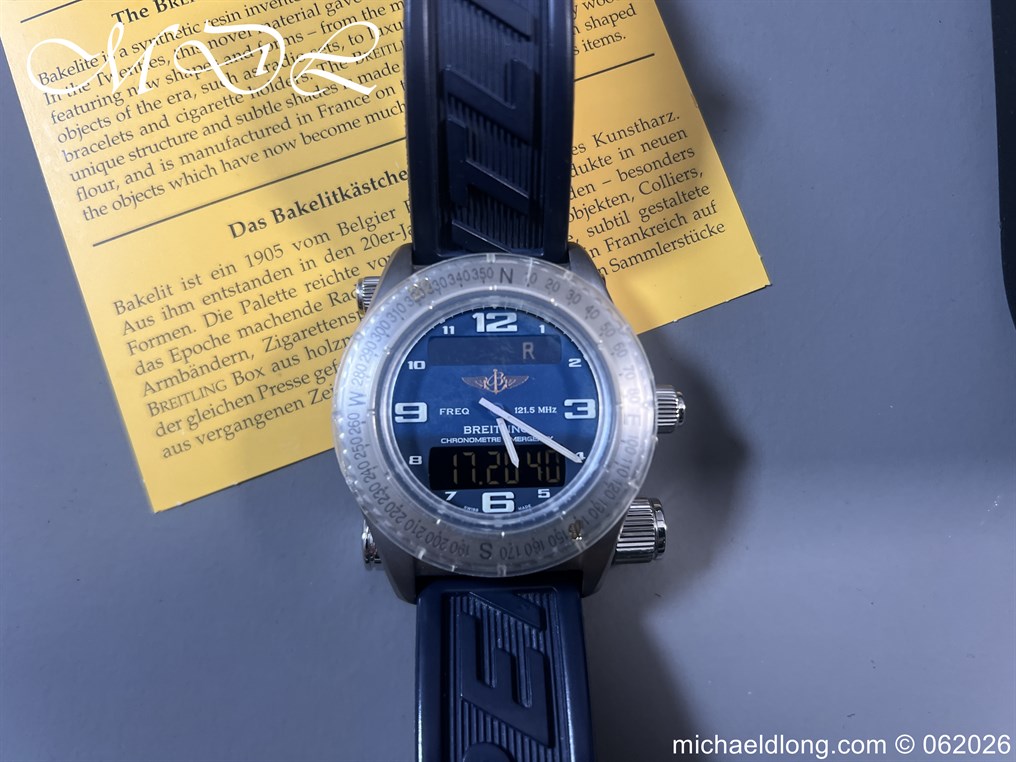 Breitling Emergency E76321 Titanium Case Watch - Image 5