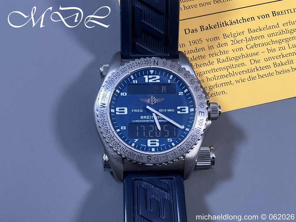 Breitling Emergency E76321 Titanium Case Watch - Image 6