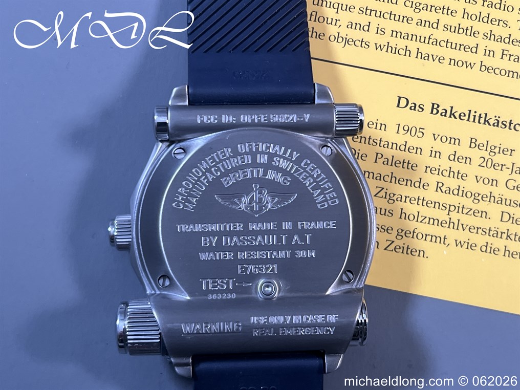 Breitling Emergency E76321 Titanium Case Watch - Image 8