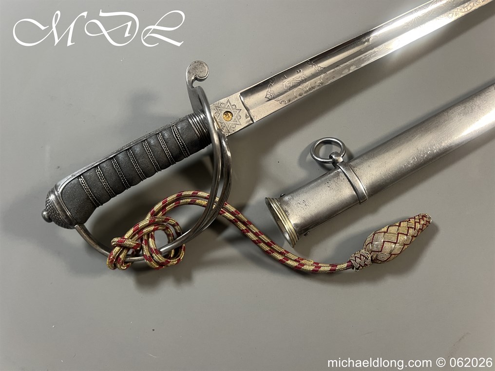 Victorian 11th Hussars Officers Sword by Wilkinson - Image 2