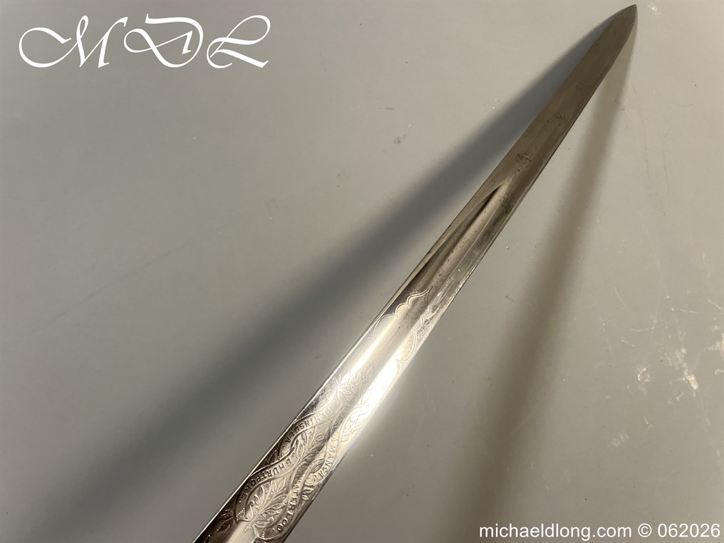 Victorian 11th Hussars Officers Sword by Wilkinson - Image 19