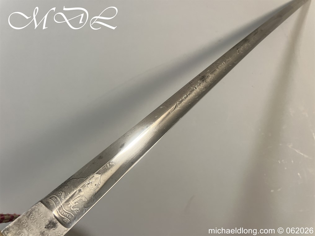 Victorian 11th Hussars Officers Sword by Wilkinson - Image 18