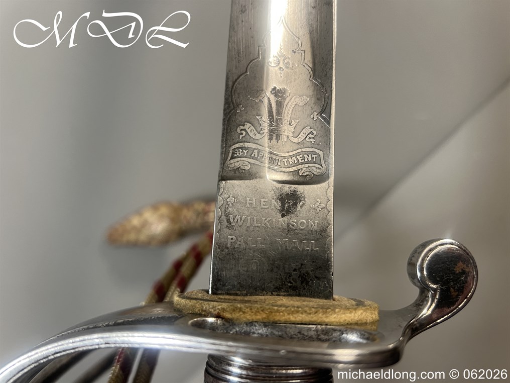 Victorian 11th Hussars Officers Sword by Wilkinson - Image 17