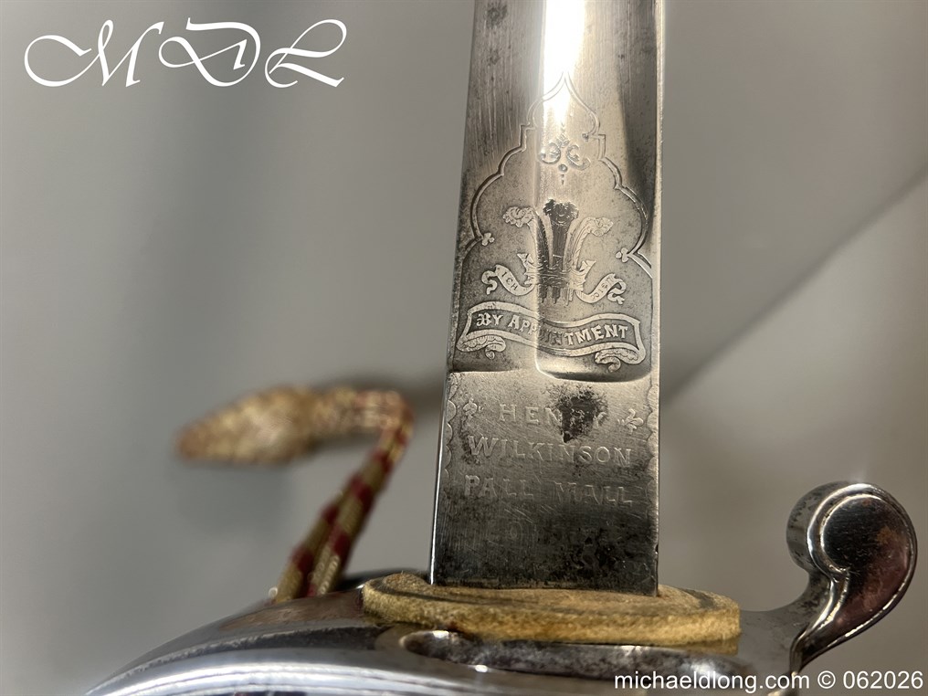 Victorian 11th Hussars Officers Sword by Wilkinson - Image 16