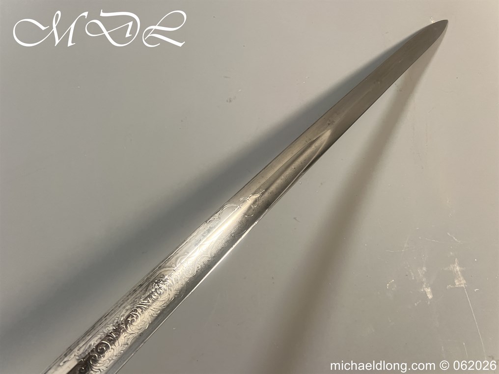 Victorian 11th Hussars Officers Sword by Wilkinson - Image 12
